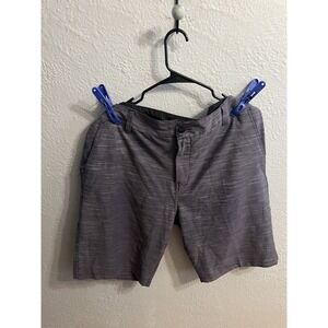 Mens Trunks Grayish Blue Zip Up Shorts Size 36 Inseam‎ 10 Inches